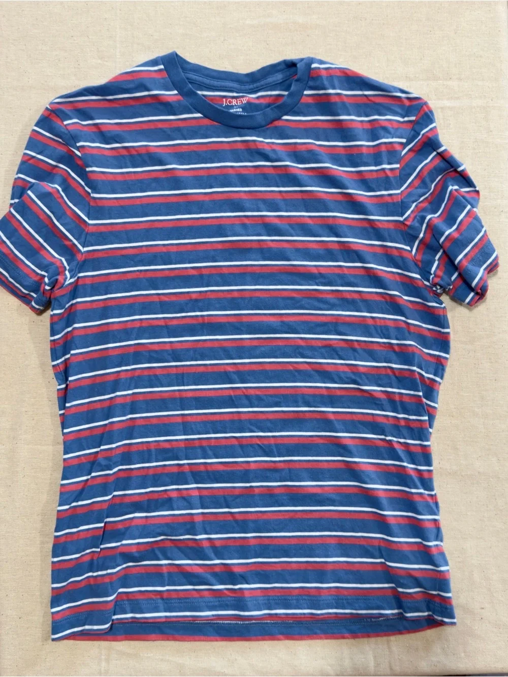 J.Crew Striped Red, White & Blue Shirt